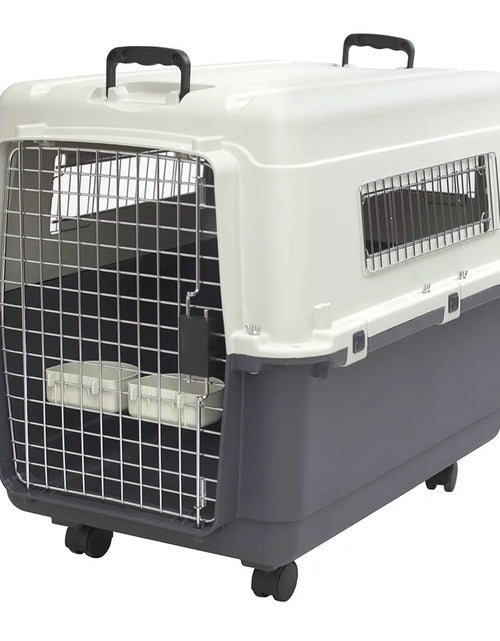 Load image into Gallery viewer, Plastic Dog IATA Airline Approved Kennel Carrier, Large
