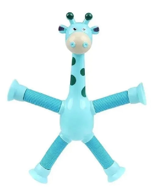 Load image into Gallery viewer, 4 Pack Telescopic Suction Cup Giraffe Toy Sensory Tubes for Boys Girls Autistic Travel Toys for Christmas Gift
