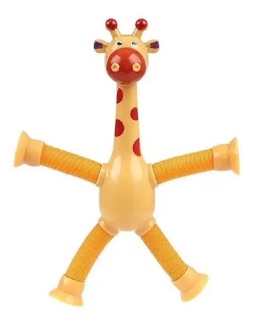 Load image into Gallery viewer, 4 Pack Telescopic Suction Cup Giraffe Toy Sensory Tubes for Boys Girls Autistic Travel Toys for Christmas Gift
