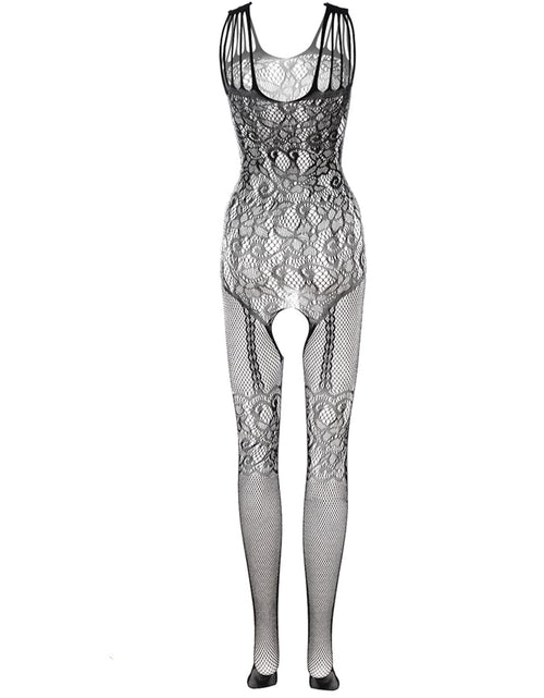 Load image into Gallery viewer, Body Stocking plus Size Lingerie for Women Bodysuit Jumpsuit Ladies Pajama Set Babydoll
