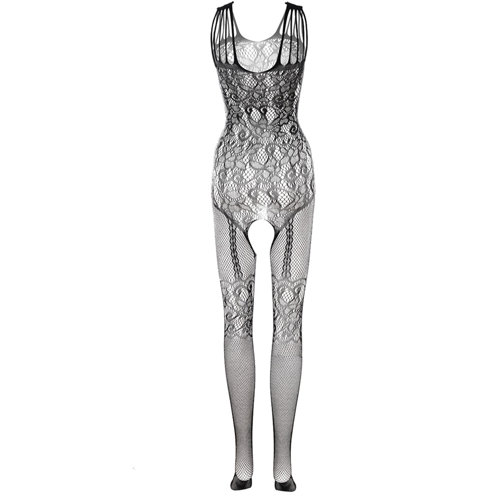 Body Stocking plus Size Lingerie for Women Bodysuit Jumpsuit Ladies Pajama Set Babydoll