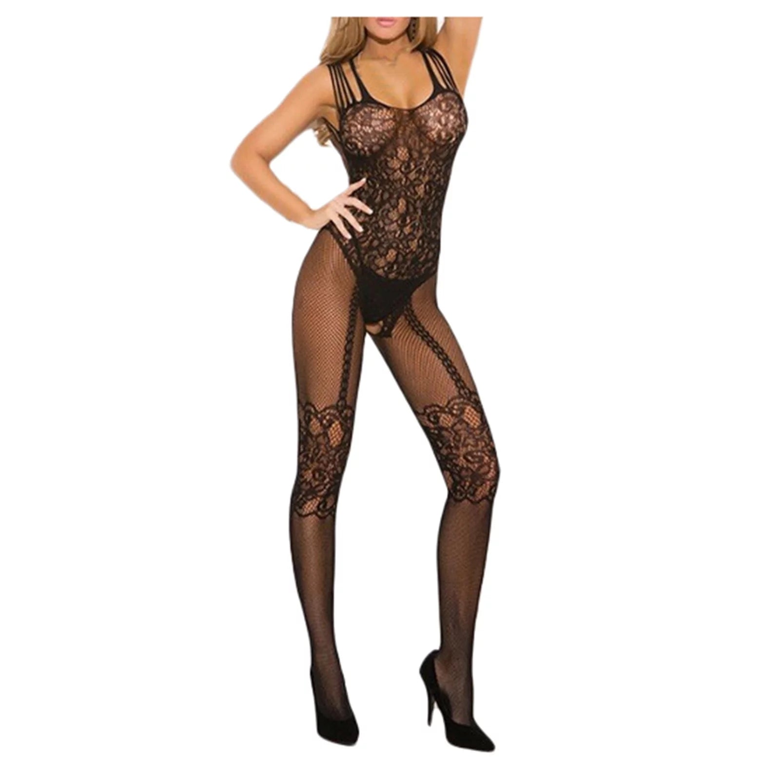 Body Stocking plus Size Lingerie for Women Bodysuit Jumpsuit Ladies Pajama Set Babydoll