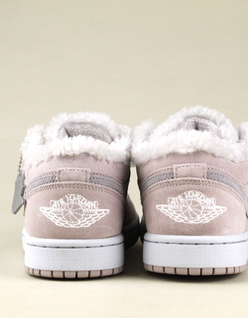 Load image into Gallery viewer, Air Jordan 1 Low SE Sherpa Fleece Grey DO0750-002 Women&#39;S Size 6.5 Shoes #311B
